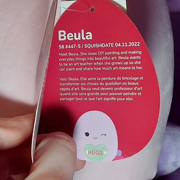 Octopus Squishmallow 8 inch Beula - Picture 4 of 4